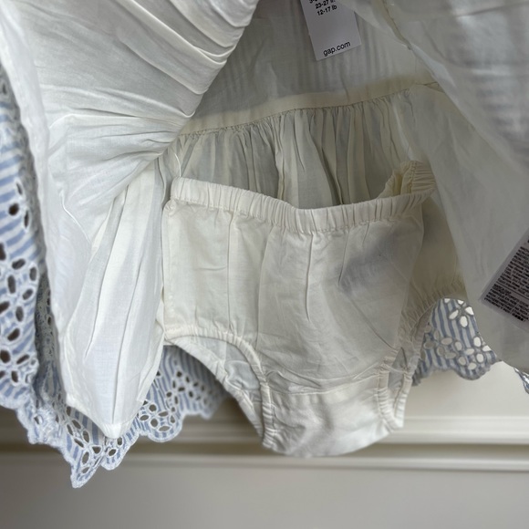 NEW Baby Gap Baby Girls Eyelet Sundress with Bloomer - Picture 7 of 7